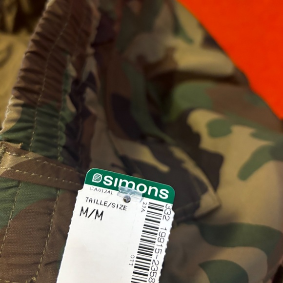 Flare Wide Leg Camouflage Jeans in Green and Brown - Picture 10 of 14